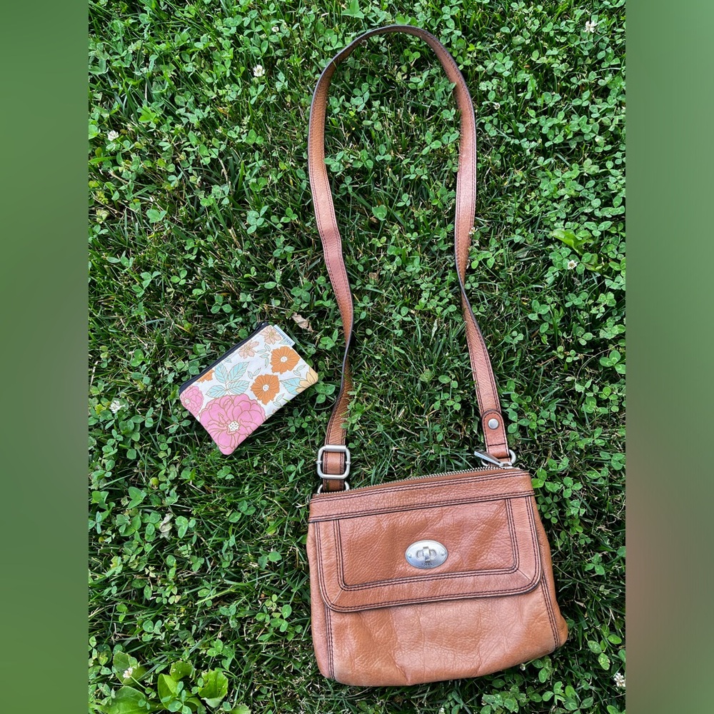 Fossil Crossbody Leather Purse